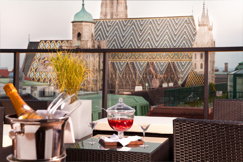 Hotel Lamee ウィーン エクステリア 写真 The rooftop bar