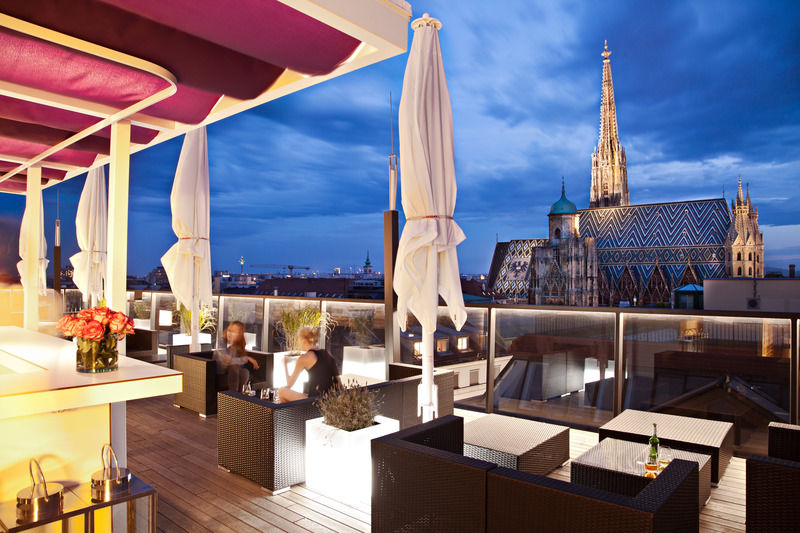 Hotel Lamee ウィーン エクステリア 写真 The rooftop bar