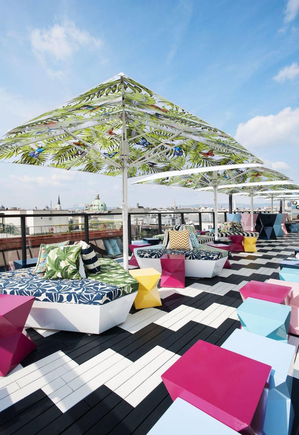 Hotel Lamee ウィーン エクステリア 写真 The rooftop bar
